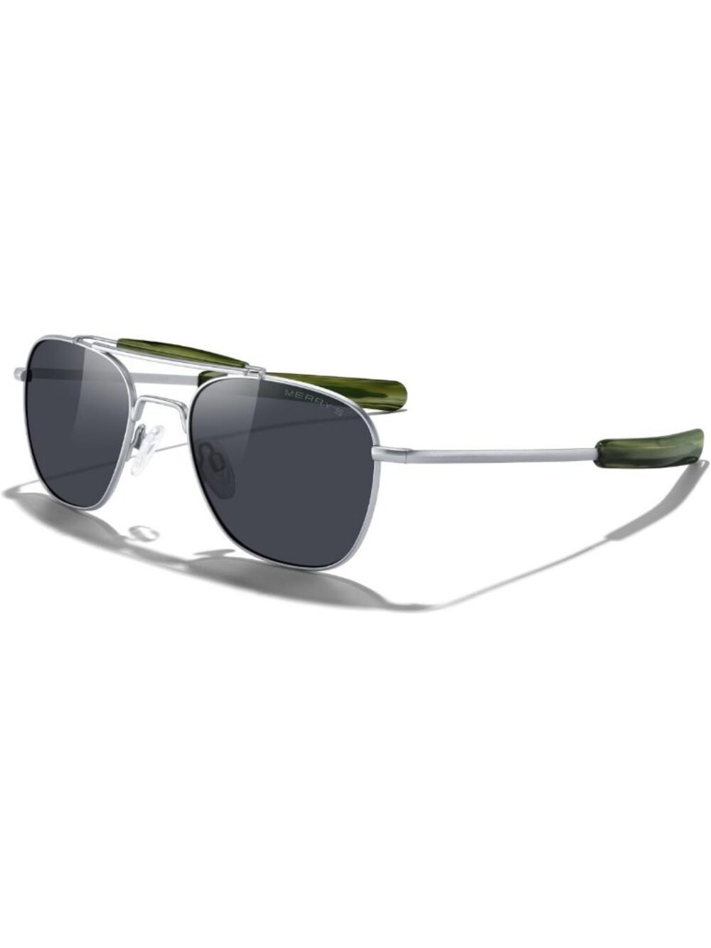 Stylish Square Aviator Sunglasses for Men & Women - Polarized UV400 Protection